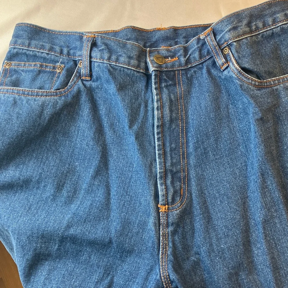 El Vaquero Jeans Co. Style 333 Men's Relaxed Fit 36x30 – Western Bull Logo Patch